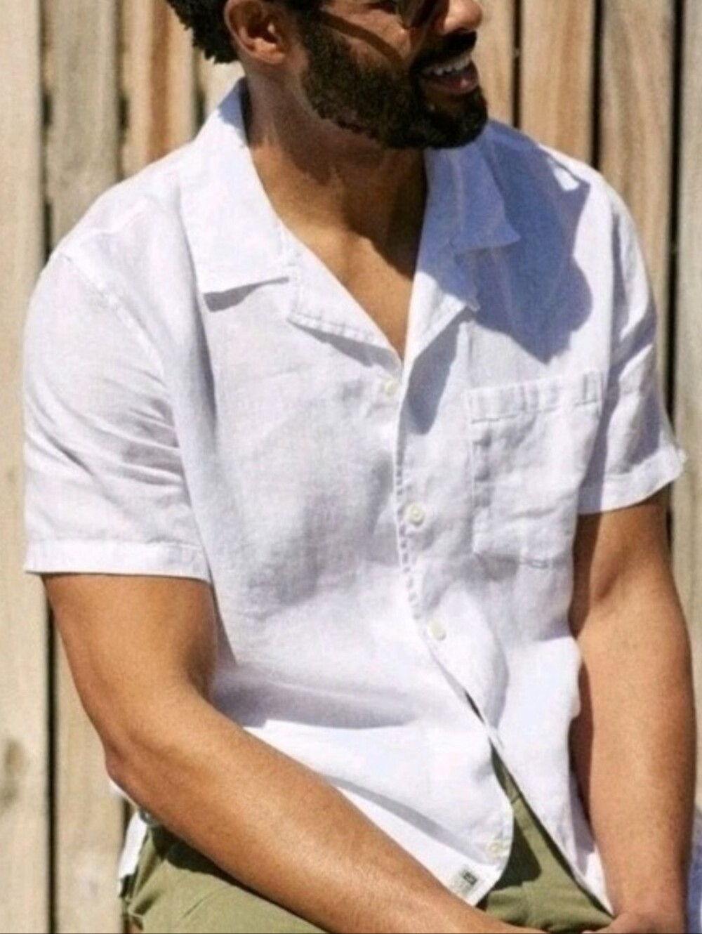 Outerknown 100% Linen Baird McNutt Shirt White S